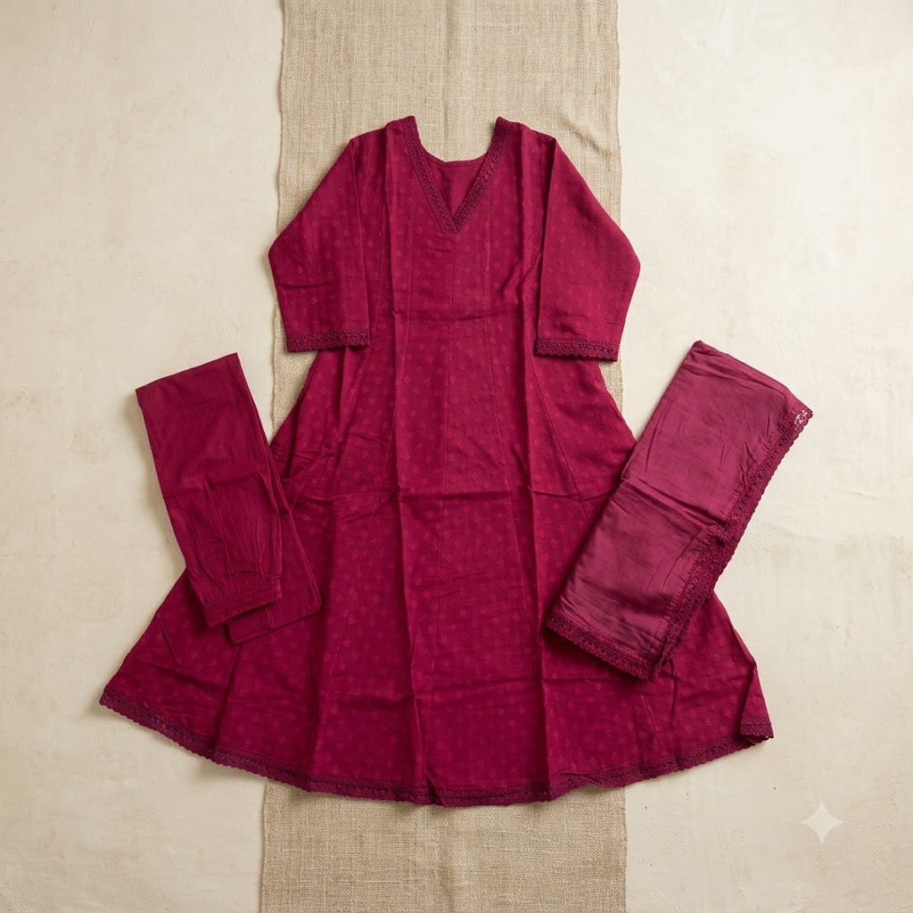 Pink Cotton Salwar | 11491