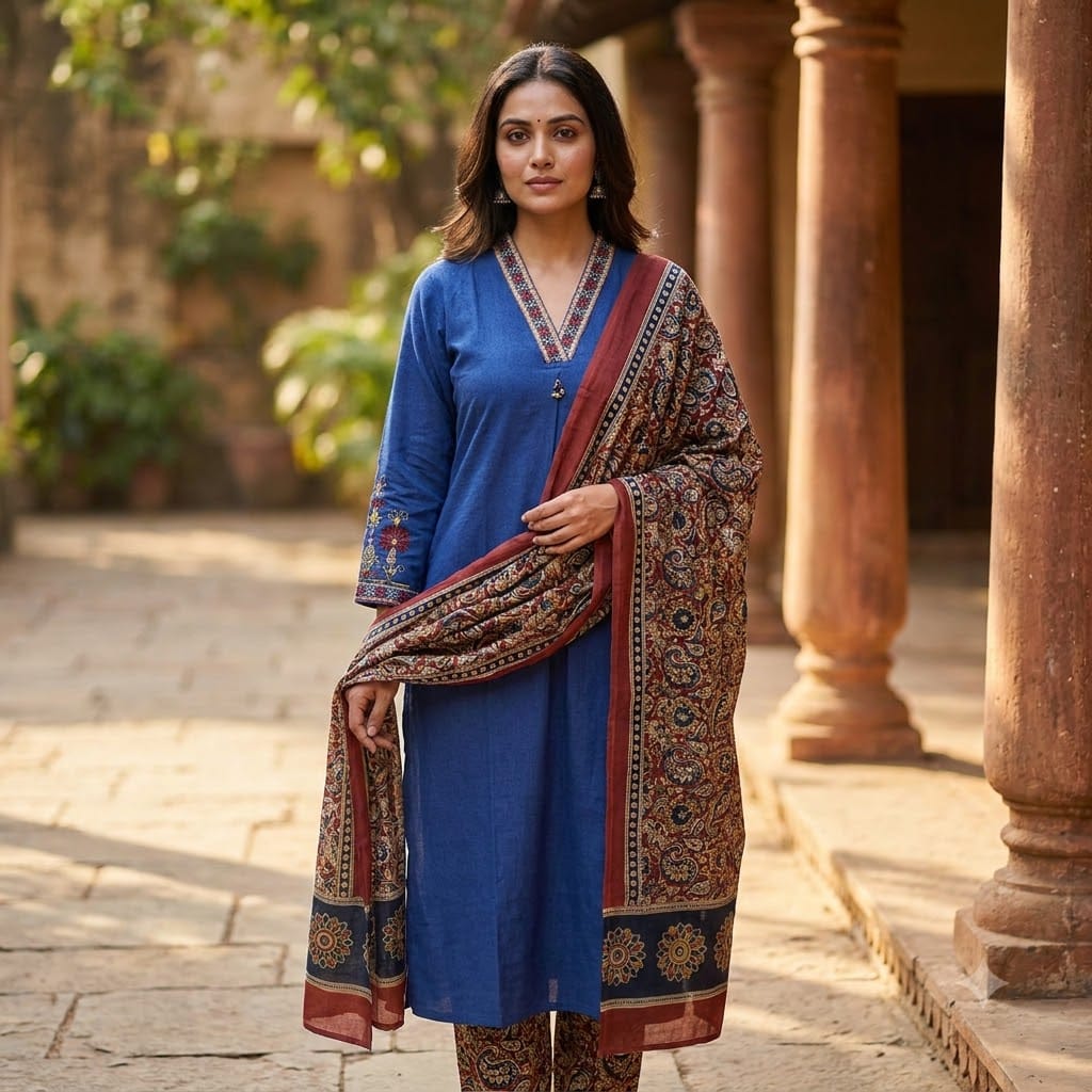 Blue Rayon Salwar | 11478
