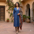 Blue Rayon Salwar | 11478