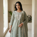 Grey Crush Salwar | 11509