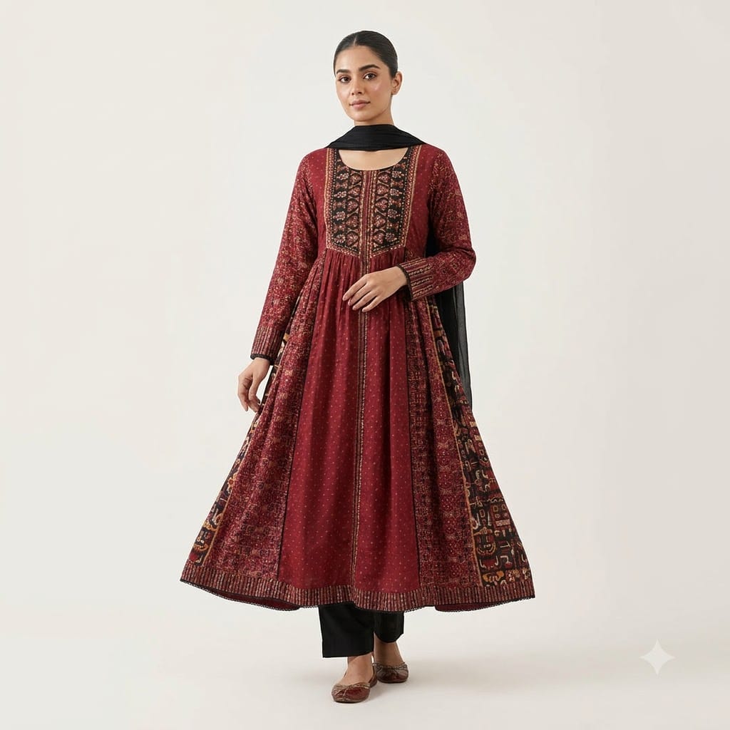 Brick Cotton Salwar | 11530