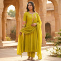 Yellow Chanderi Silk Salwar | 11566