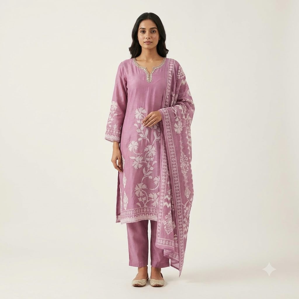 Lavender Rayon Salwar | 11592