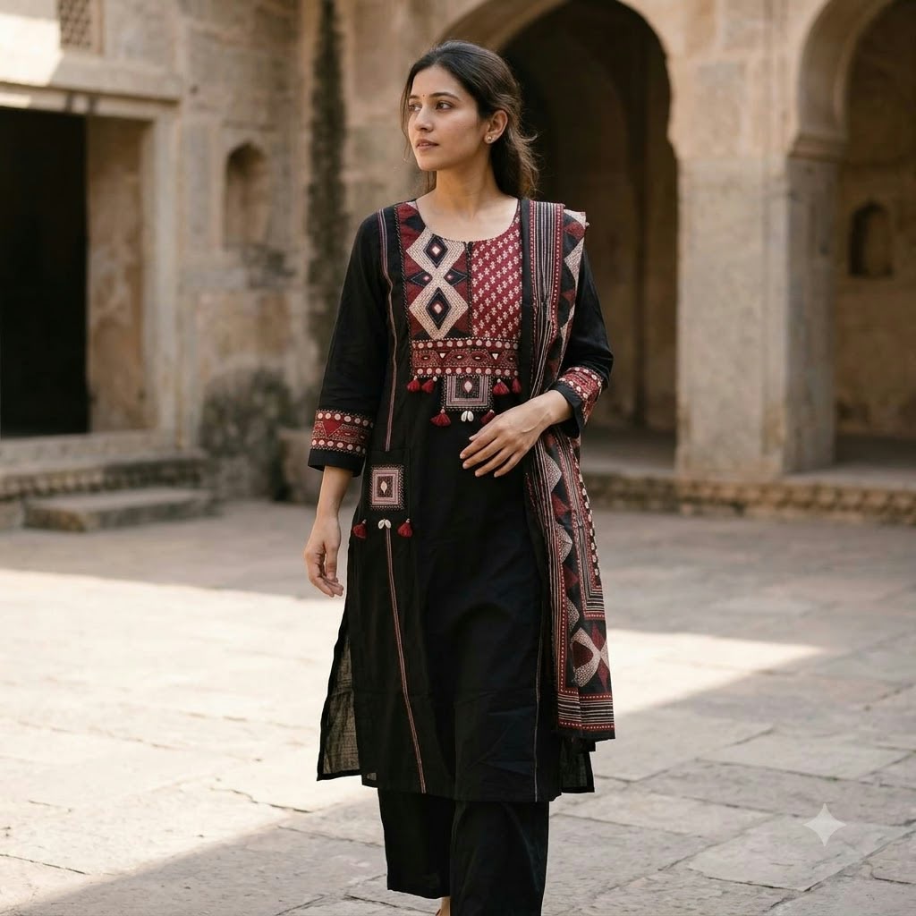 Black Cotton Salwar | 11561