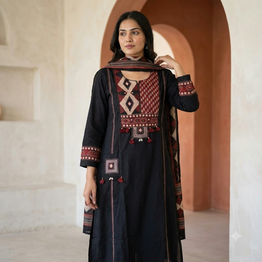 Black Cotton Salwar | 11561