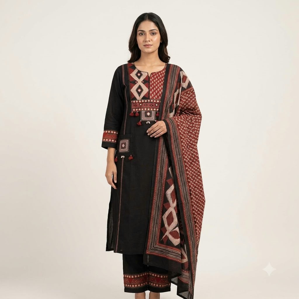 Black Cotton Salwar | 11561