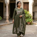 Green Cotton Salwar | 11557