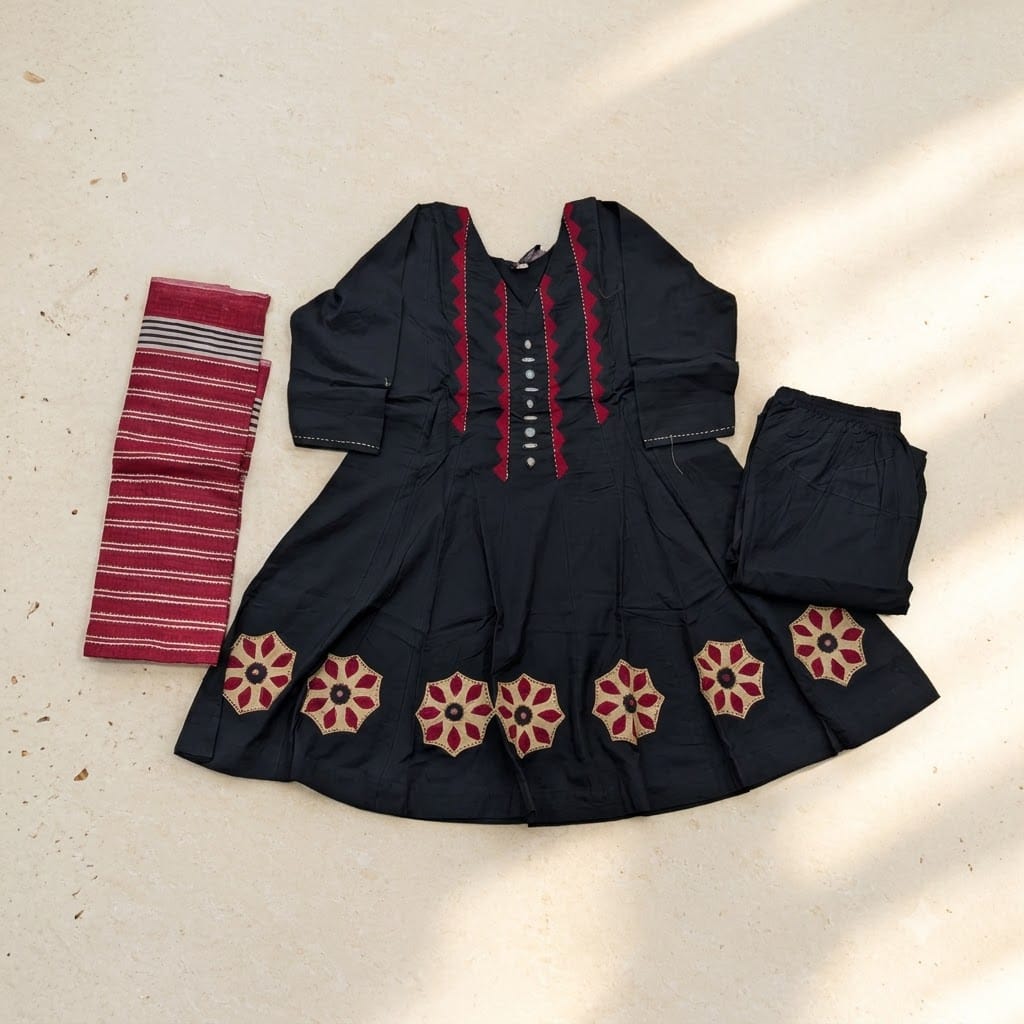 Black Cotton Salwar | 11558