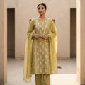 Yellow Cotton Silk Salwar | 11532