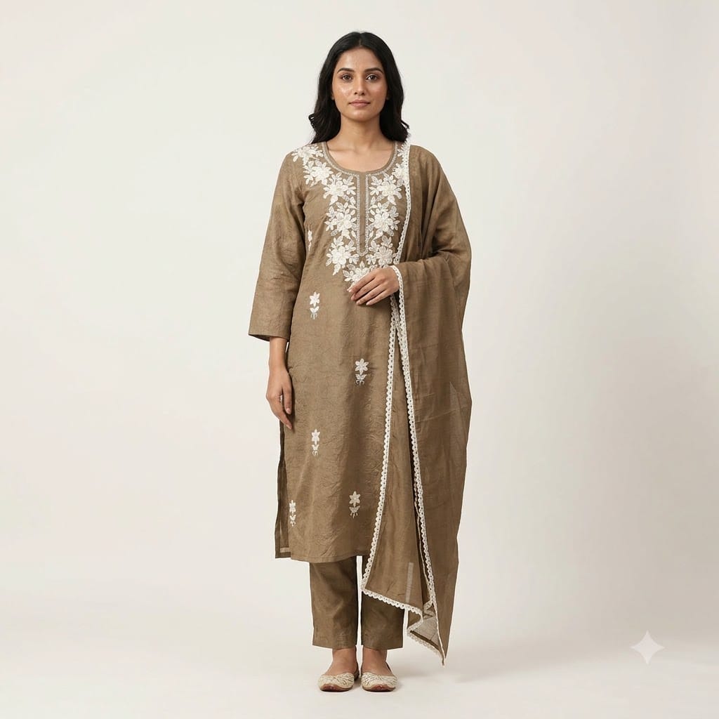 Brown Crush Salwar | 11539