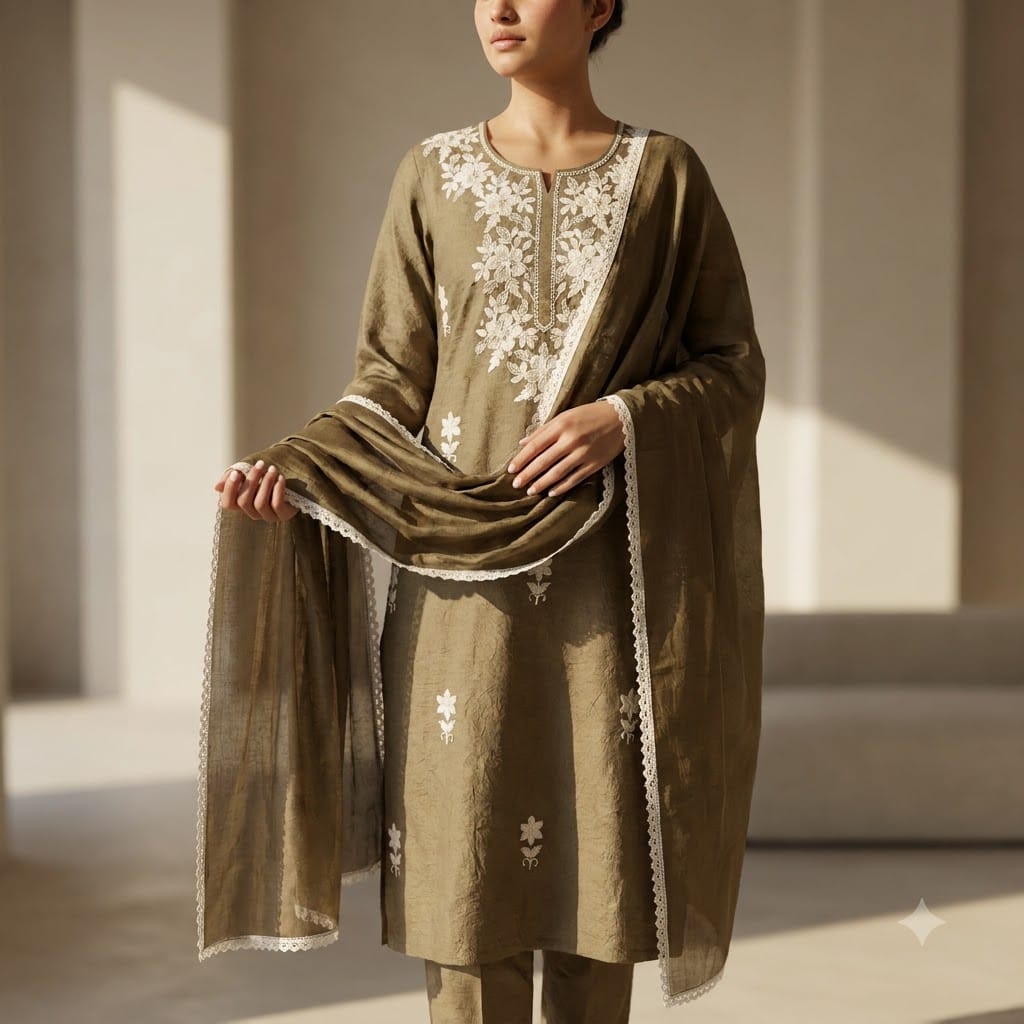 Brown Crush Salwar | 11539