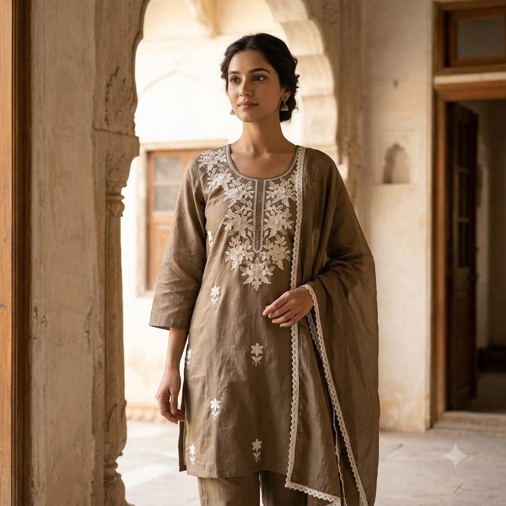 Brown Crush Salwar | 11539