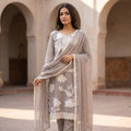 Grey Crush Salwar | 11534