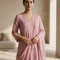 Pink Chanderi Silk Salwar | 11520