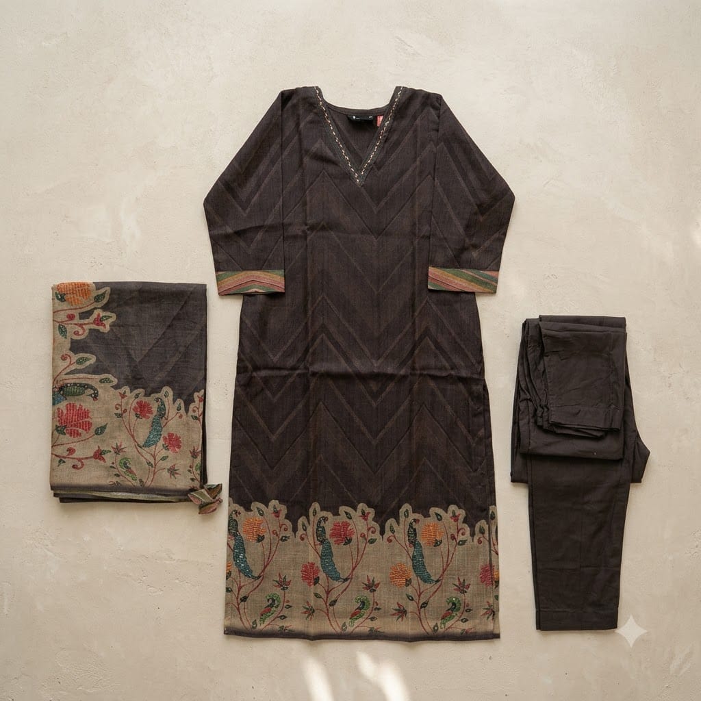 Black Jute Cotton Salwar | 11579