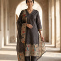 Black Jute Cotton Salwar | 11579
