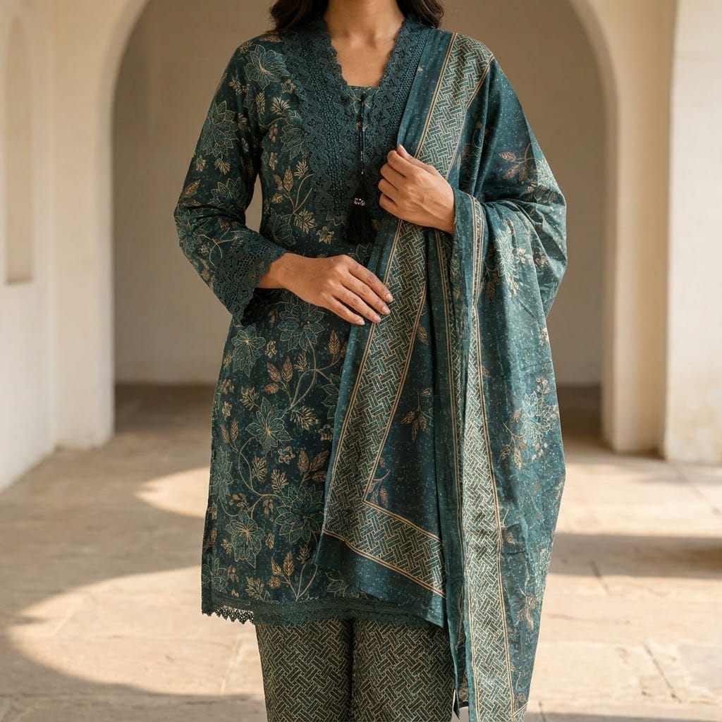 Blue Cotton Salwar | 11578