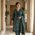 Blue Cotton Salwar | 11578