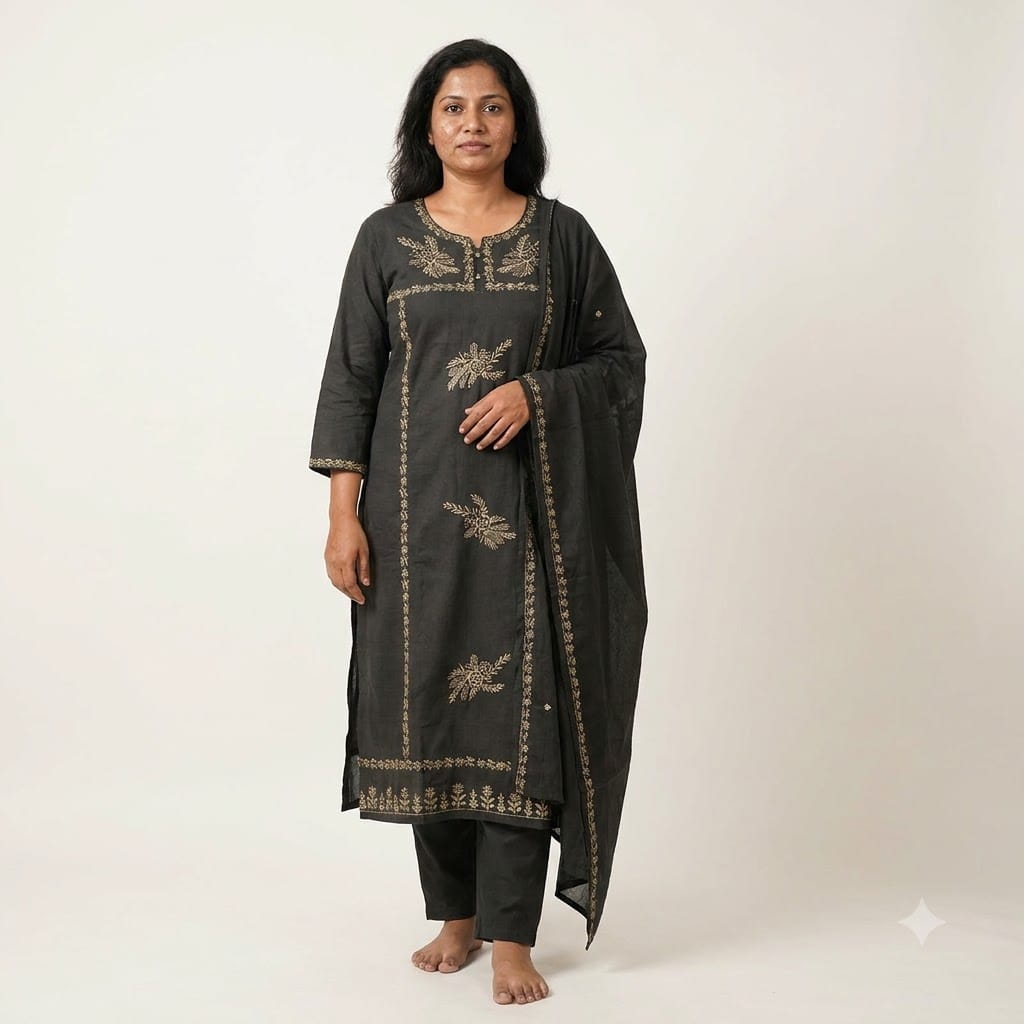 Black Cotton Salwar | 11557