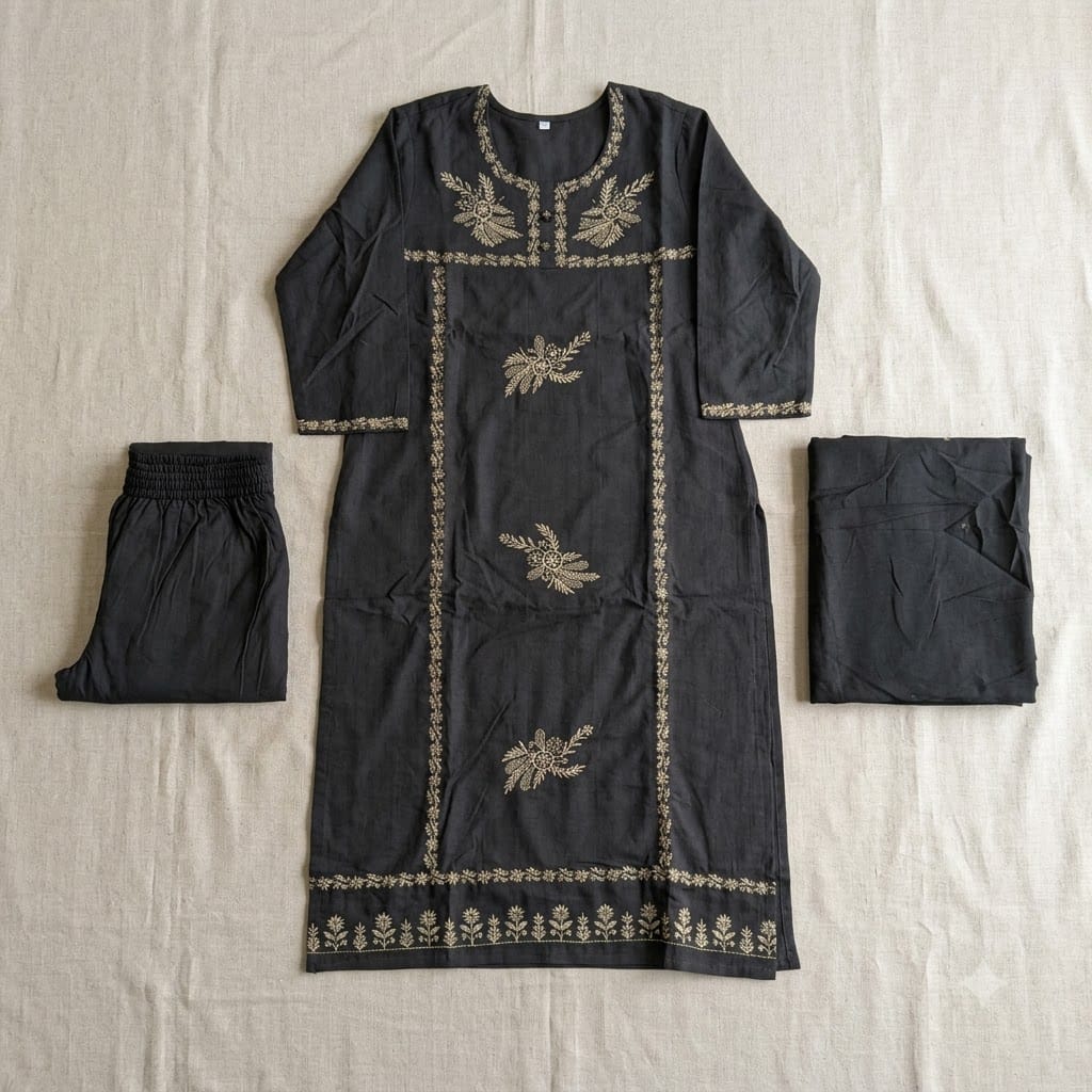 Black Cotton Salwar | 11557