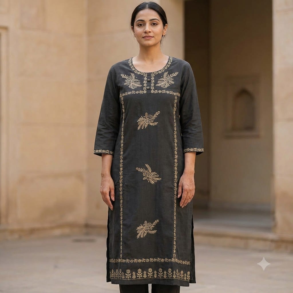 Black Cotton Salwar | 11557