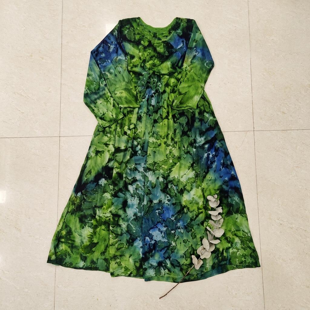 Green Rayon Top