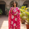 Pink Cotton Salwar