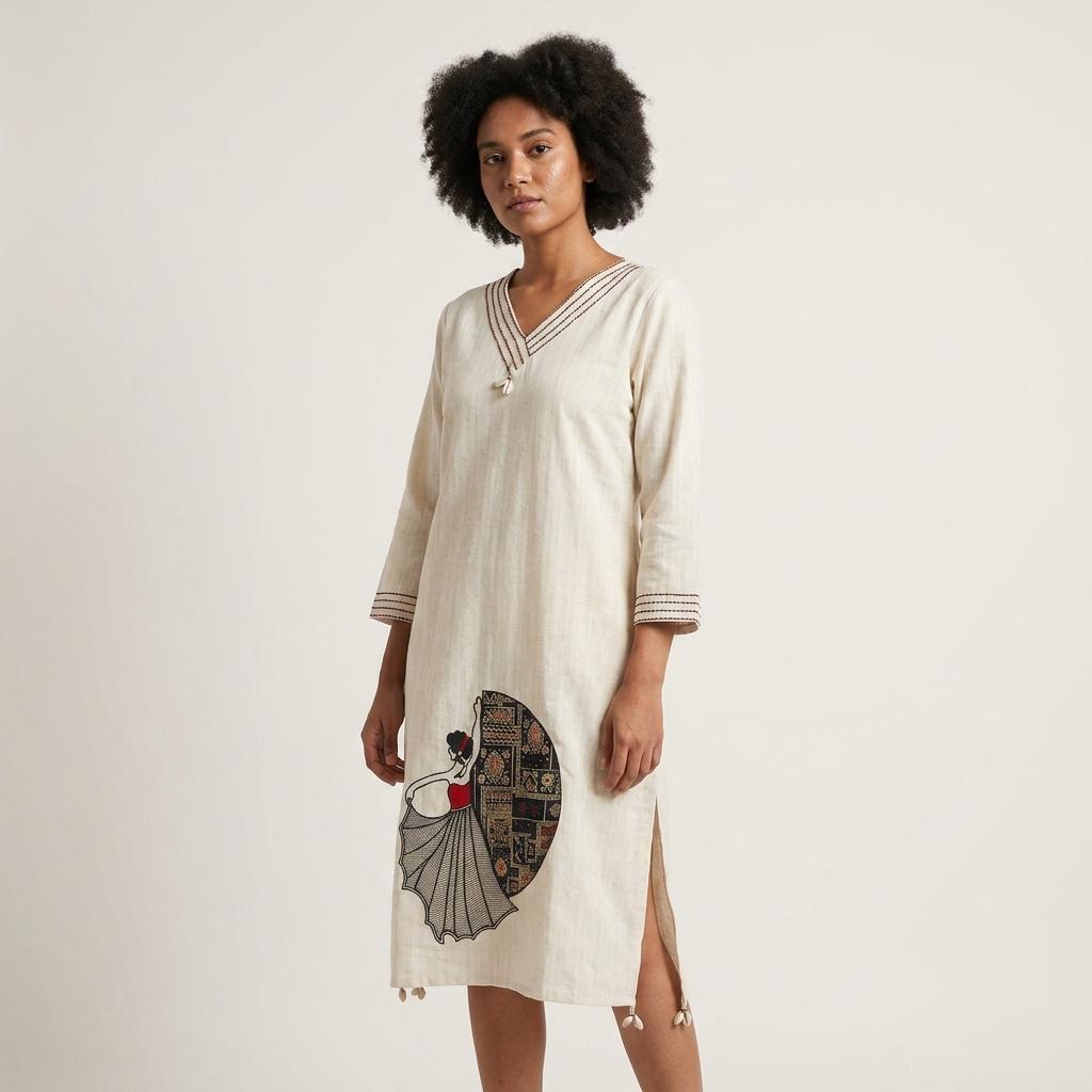 White Cotton Kurti