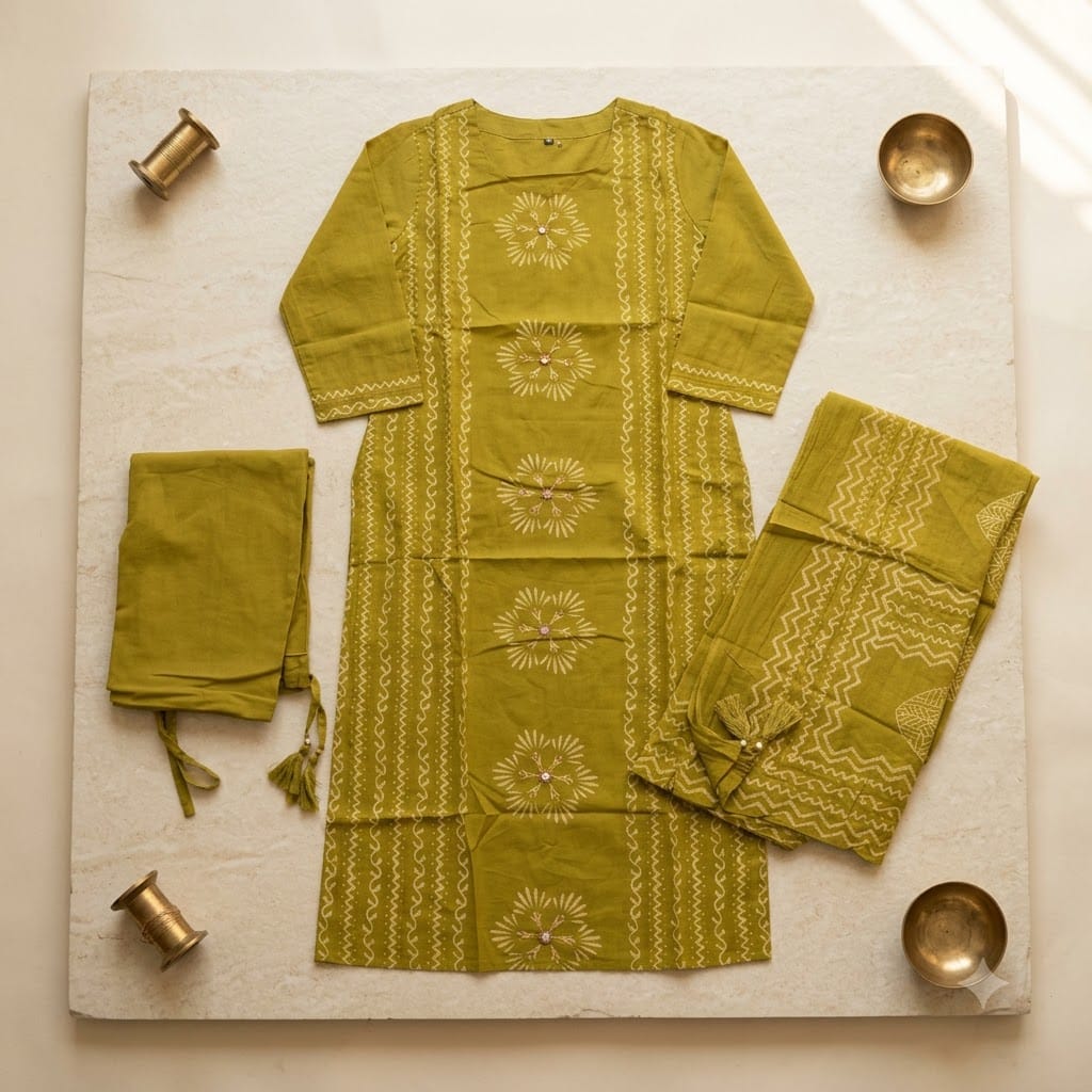 Mustard Cotton Salwar | 11371