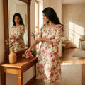 Beige Cotton Silk Kurti