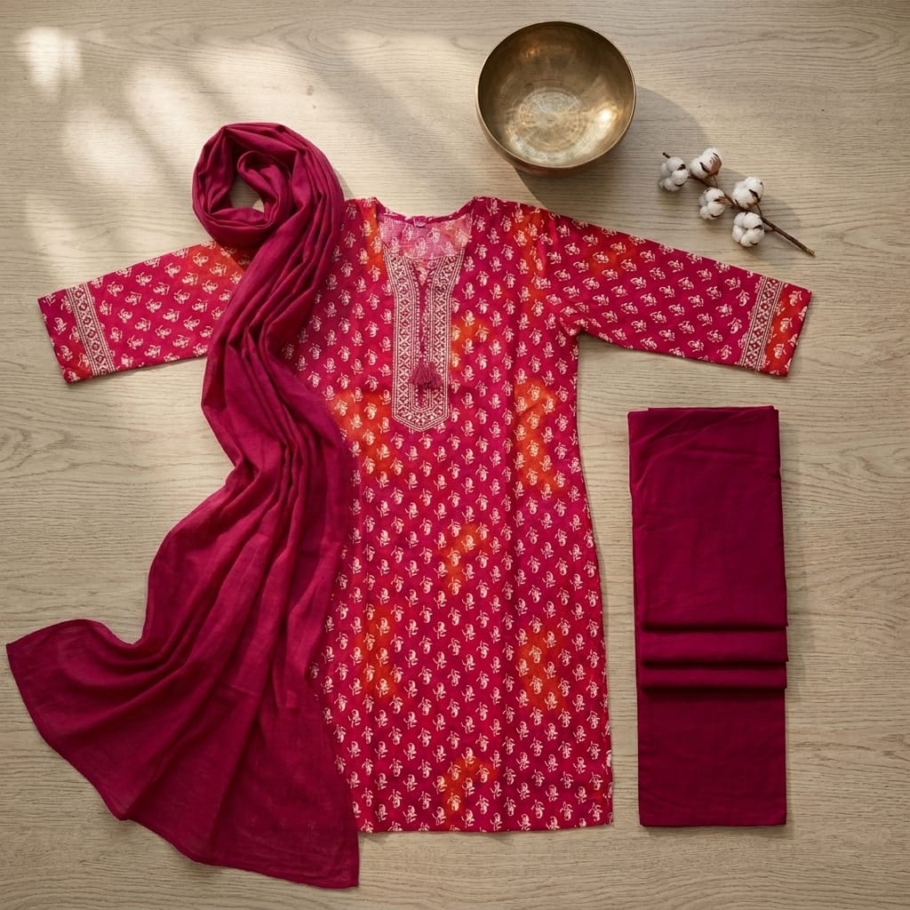 Rani Pink Rayon Salwar | 11246