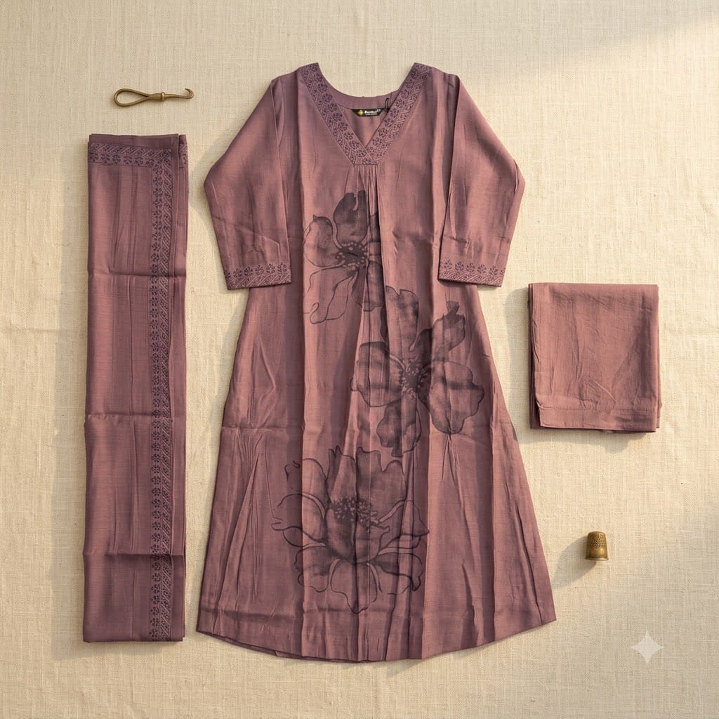 Grape Cotton Silk Salwar | 11394