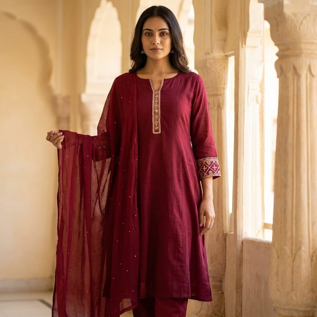 Pink Georgette Salwar | 11279