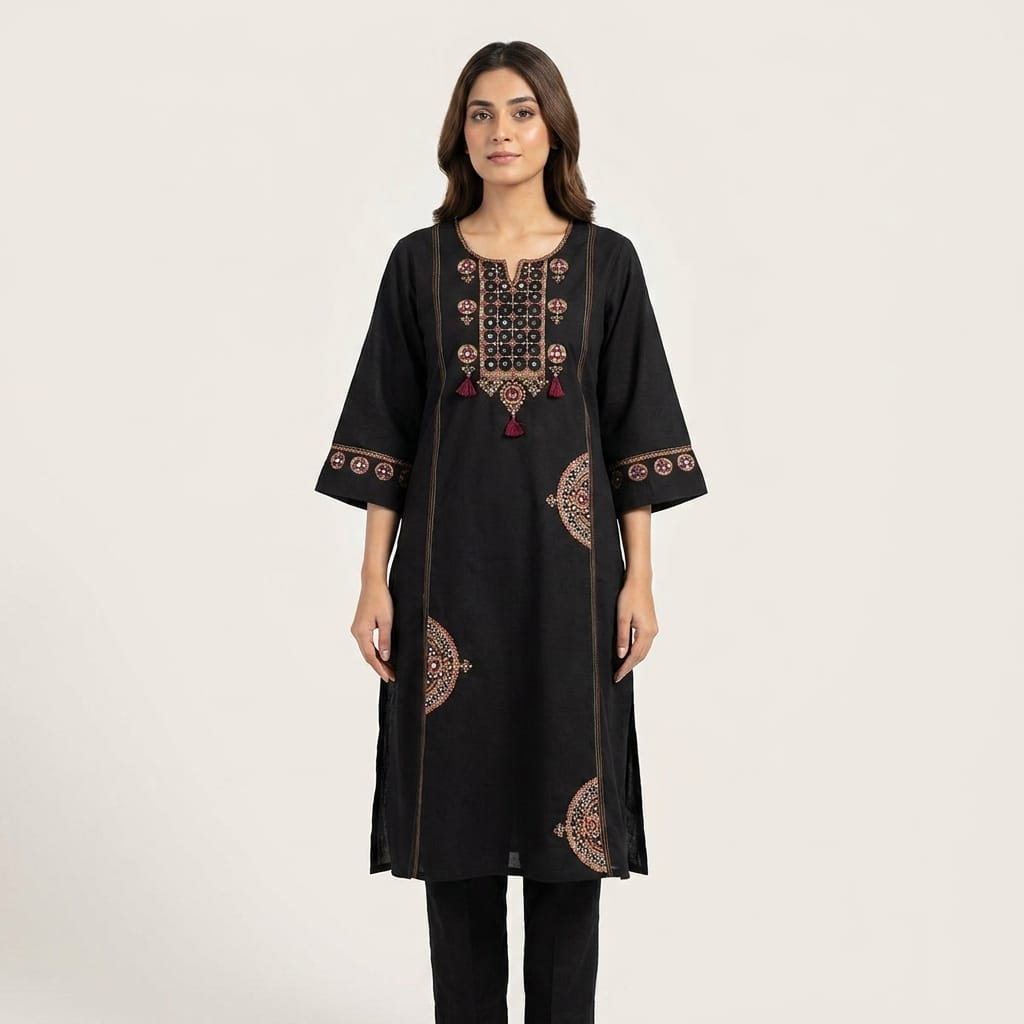 Black Cotton Salwar | 11288