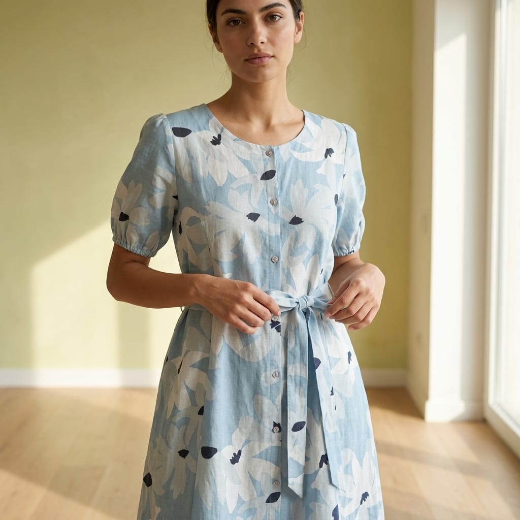Blue Cotton Top