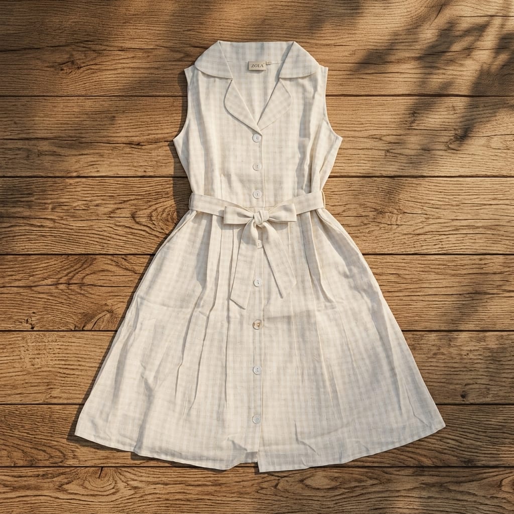 Beige Cotton Top