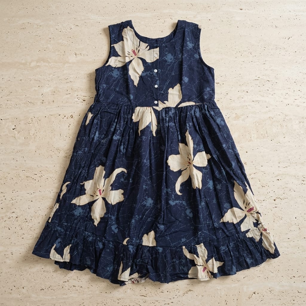 Blue Rayon Top