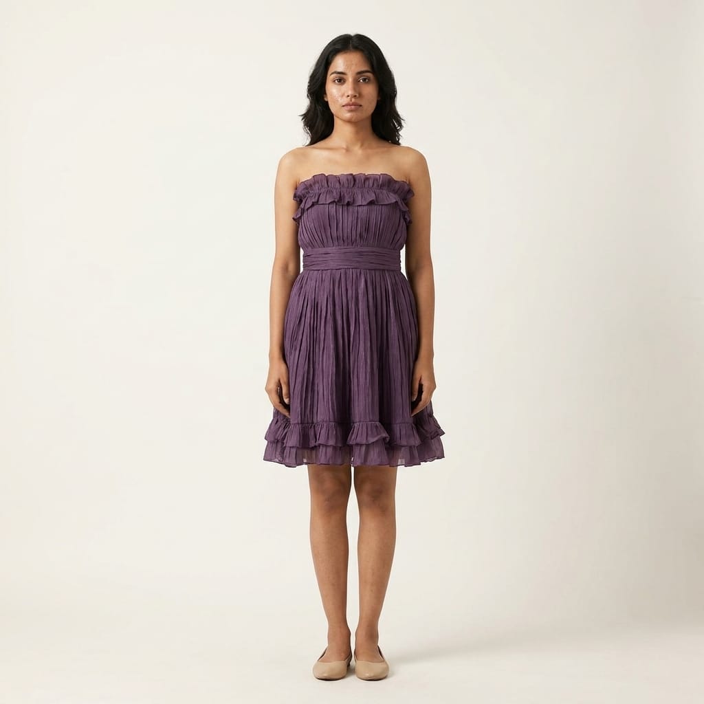 Purple Synthetic Top