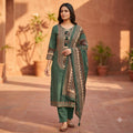 Green Cotton Salwar | 11375