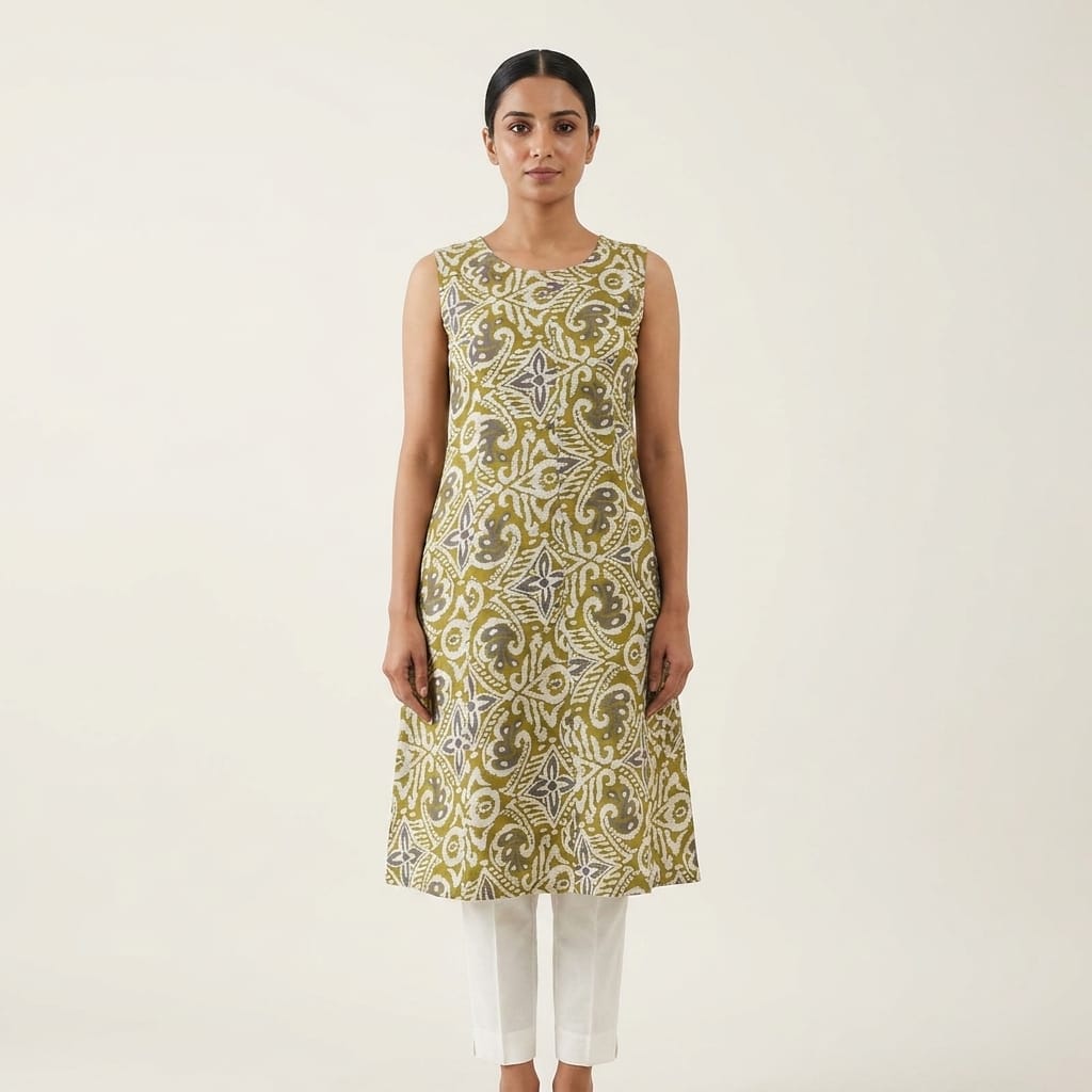 Green Cotton Co-ord Set
