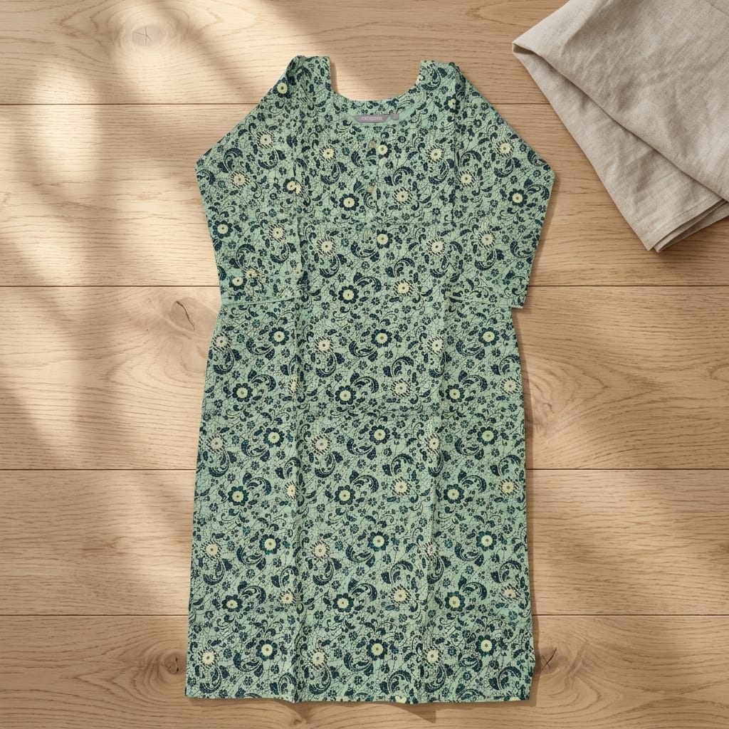 Green Rayon Kurti