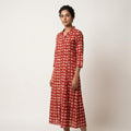 Red Cotton Kurti