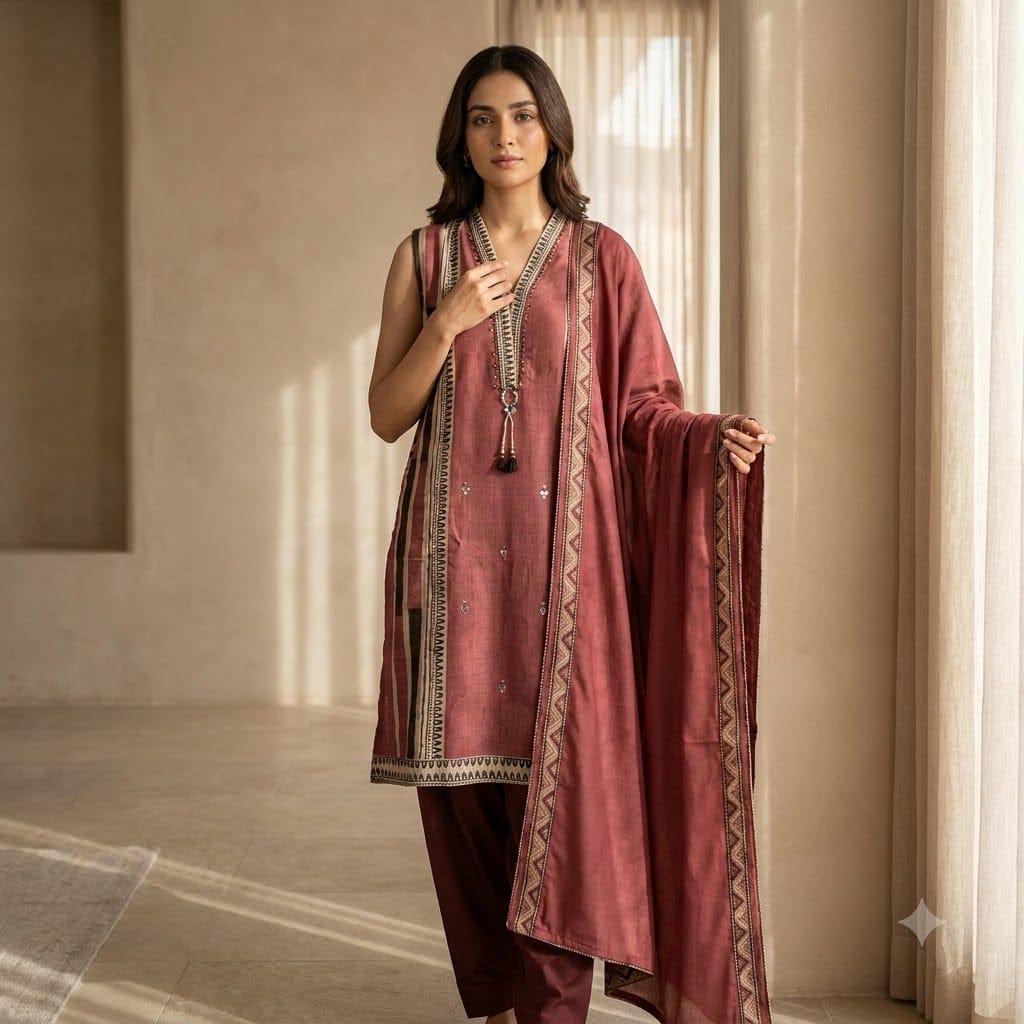 Peach Silk Salwar | 11437