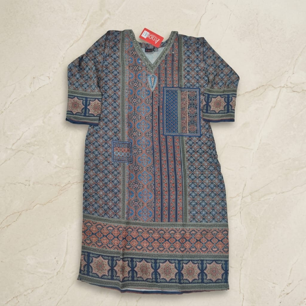 Grey Rayon Kurti