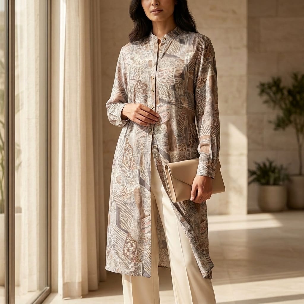 Beige Cotton Top