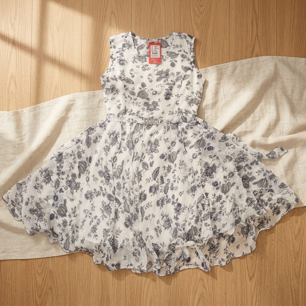 White Shiffon Top