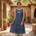 Blue Cotton Co-ord Set | 11338