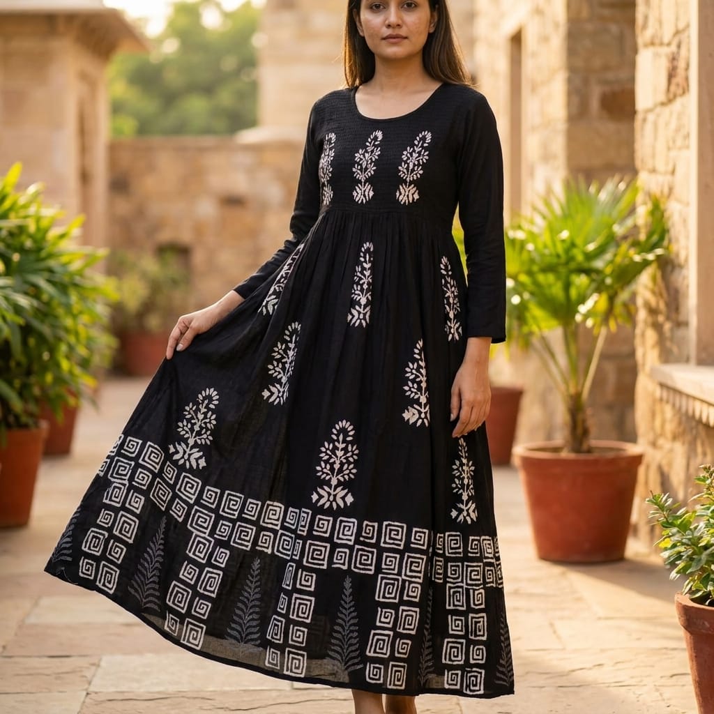 Black Crape Top
