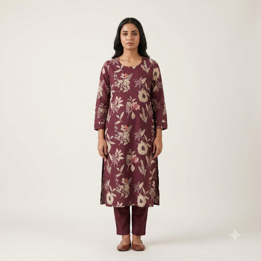 Purple Cotton Salwar | 11346