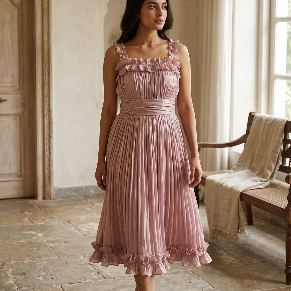 Peach Synthetic Top